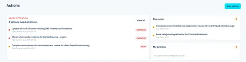 Oversight Hub screenshot demonstrating identify